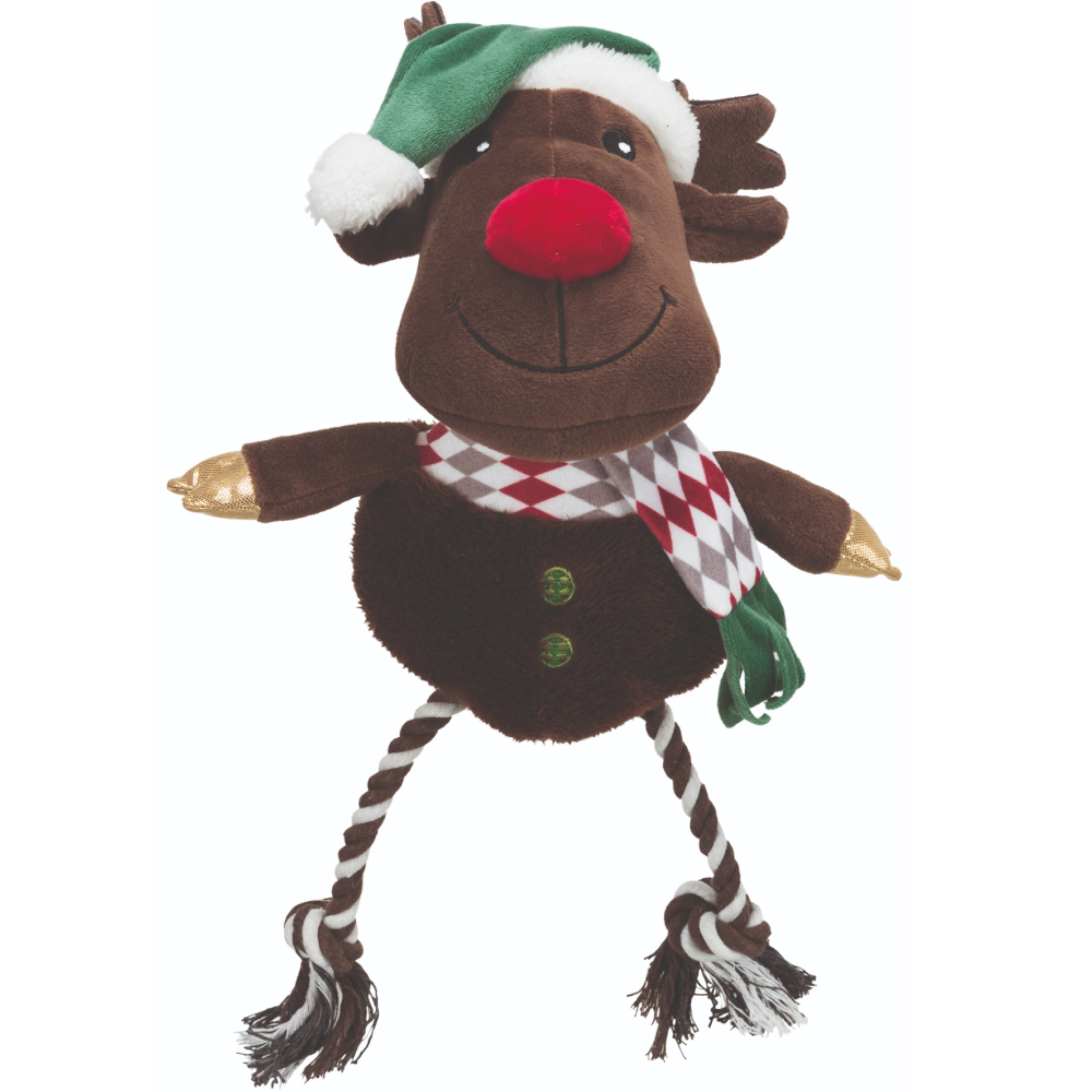 Trixie Xmas Reindeer Cotton Toy for Dogs