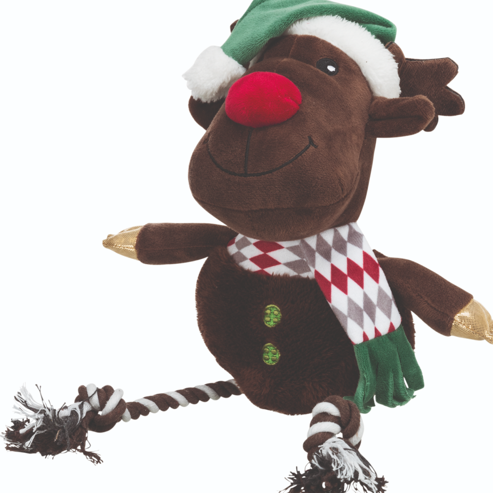 Trixie Xmas Reindeer Cotton Toy for Dogs