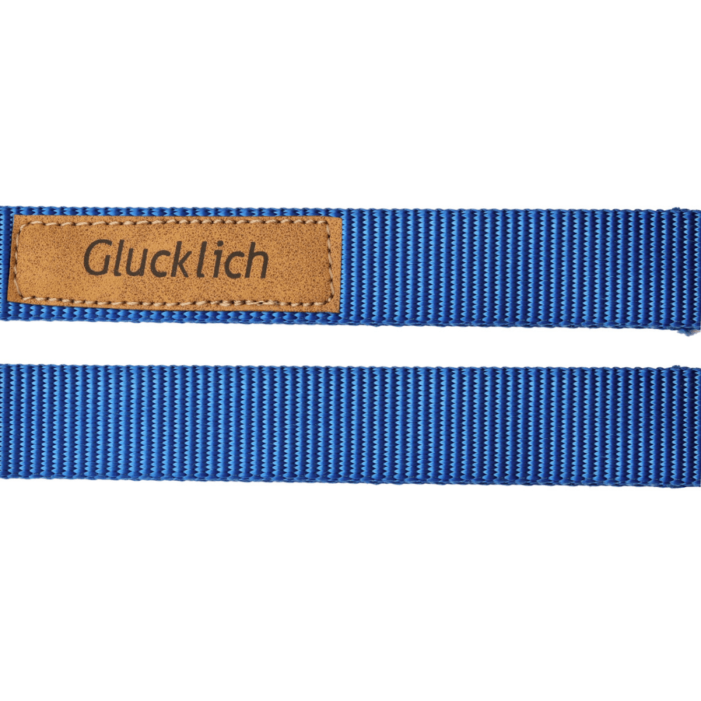 Glucklich Heavy Duty Printed Leash for Dogs (5ft Royal Blue) Dogs-Collar, Leashes, harnesses Glucklich