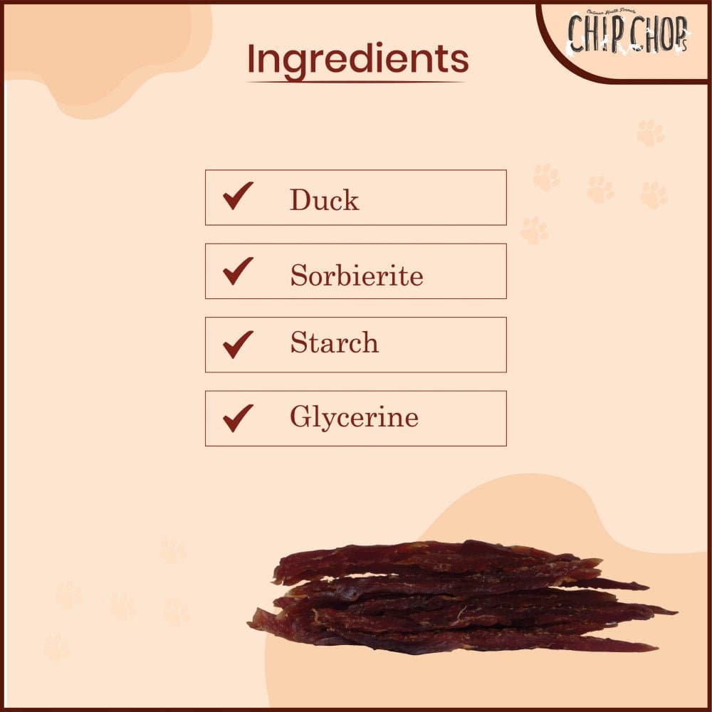 Chip Chops Roast Duck Strips and Chicken and Codfish Sandwich Dog Treats Combo Dog Treats + Others Chip Chops