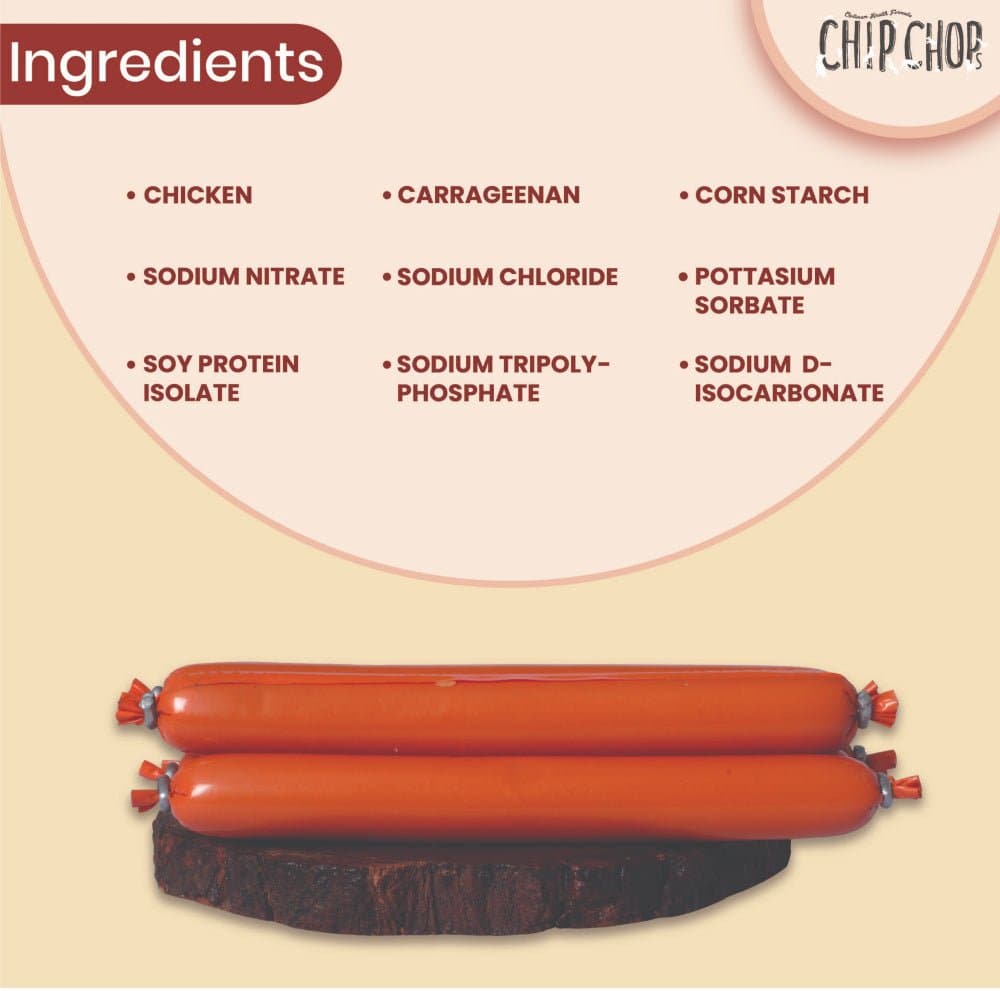 Chip Chops Chicken Sausages Dog Treats