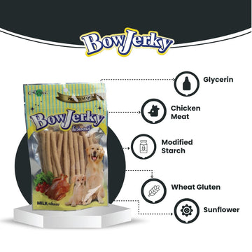 Rena BowJerky Milk Sticks Dog Treats