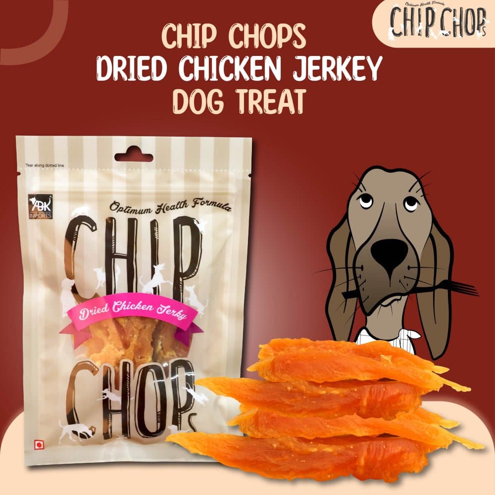 Chip Chops Sun Dried Chicken Jerky Dog Treats