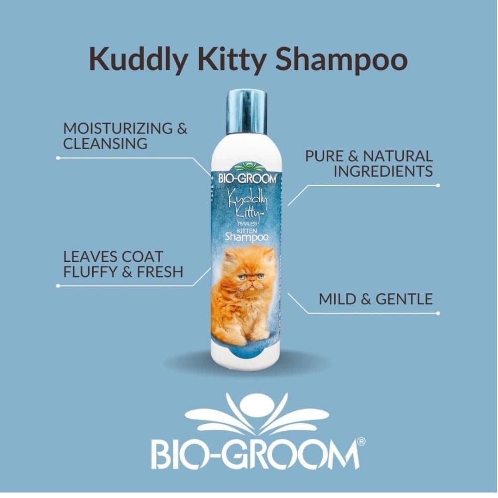 Bio Groom Kuddly Kitty Tearless Shampoo for Cats