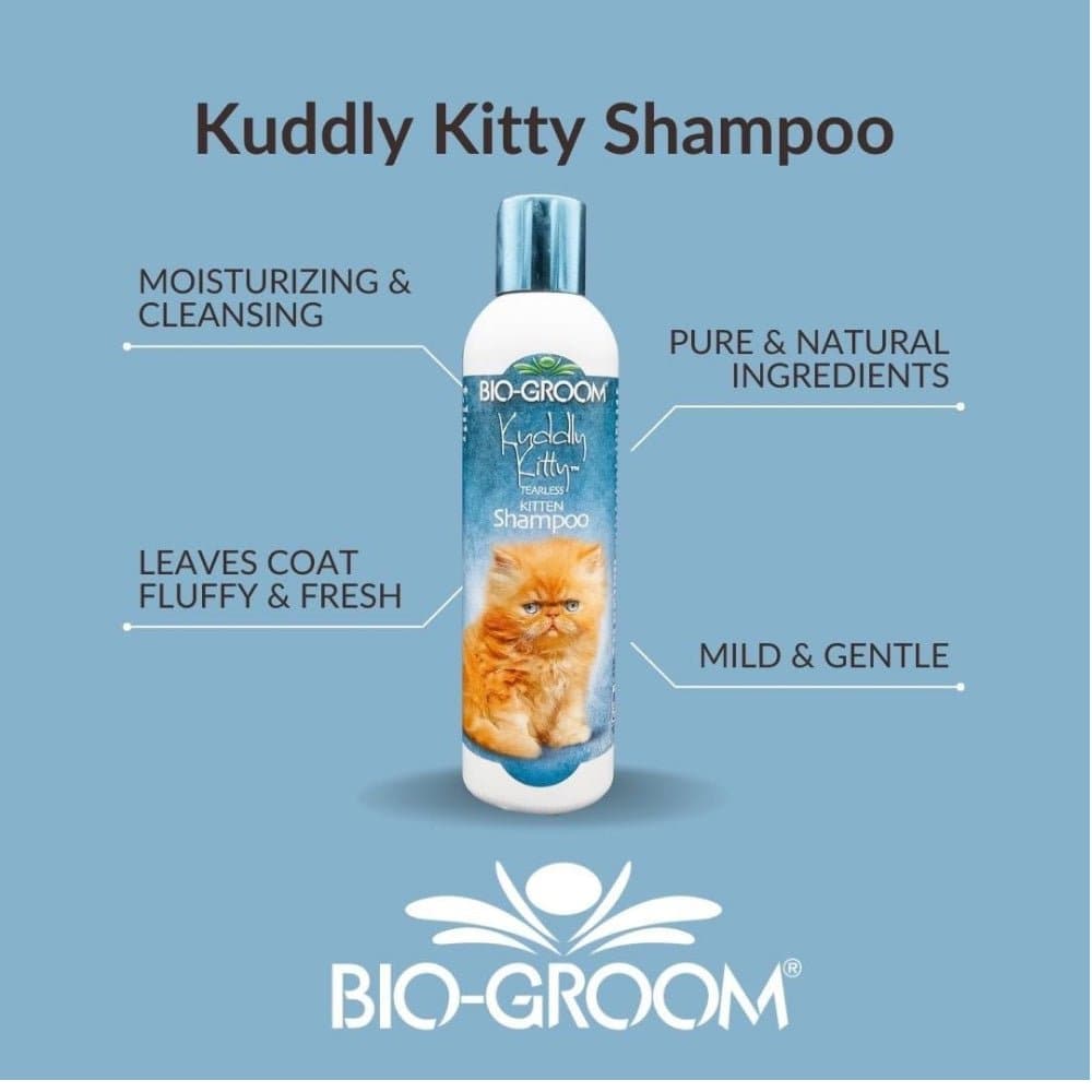 Bio Groom Kuddly Kitty Tearless Shampoo for Cats Cats-Grooming Supplies Bio Groom