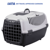 Trixie Capri 3 AKASA Approved Transport Carrier for Dogs and Cats (Dark Grey) Both-Bedding, Mats & Travel Supplies Trixie 24x15x16in