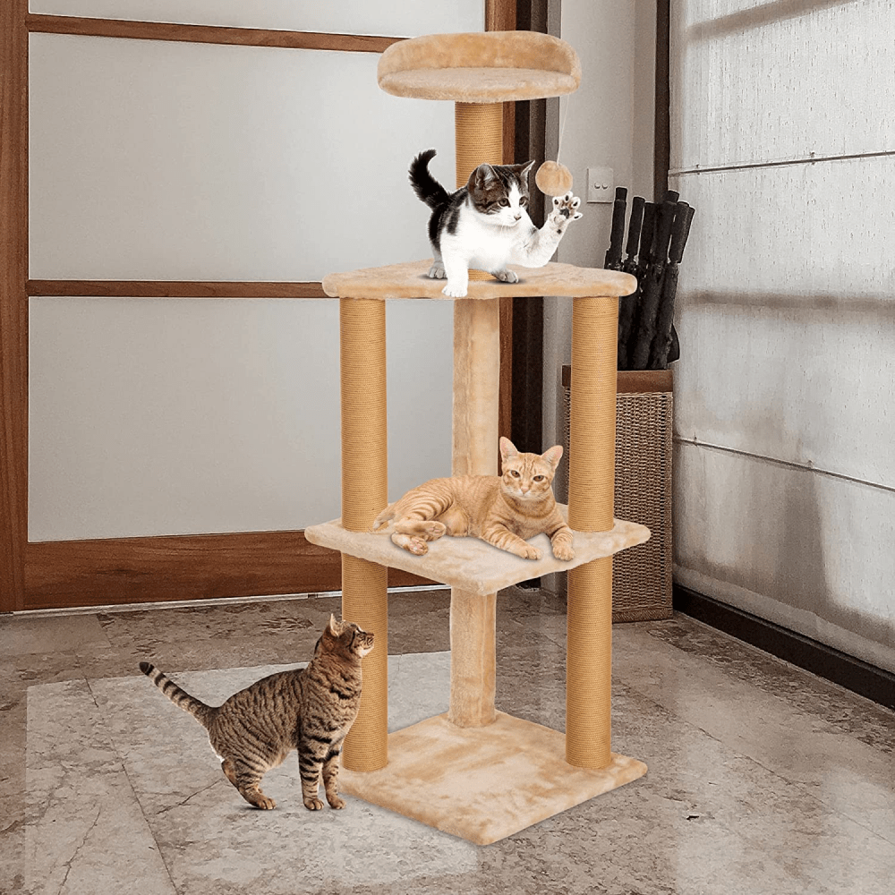 Callas Rio and Me Large Cat Condo with Sisal Scratching Posts for Cats