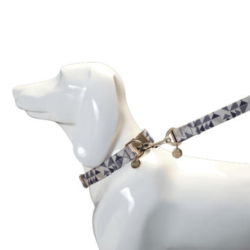 Glucklich Printed Polyester Adjustable Pet Collar for Dogs (Ohio)