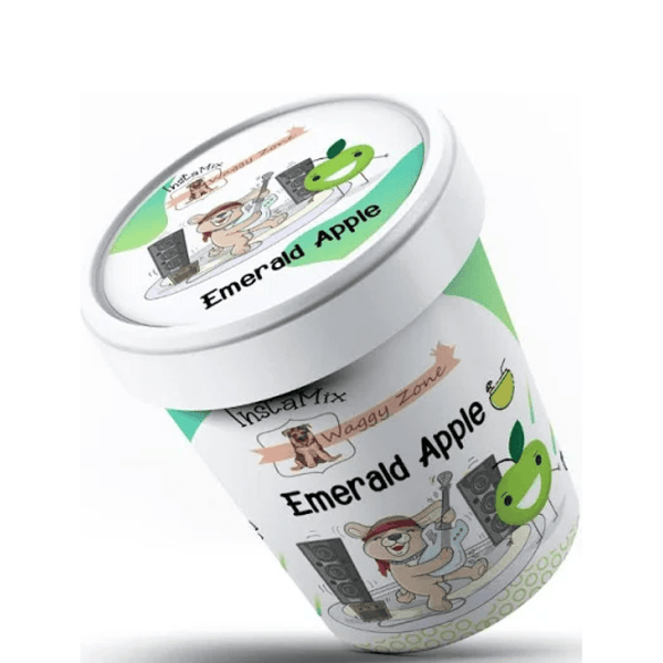 Fresh For Paws Oh My Greens Wet Food and Waggy Zone Green Apple & Pink Guava Ice Cream for Dogs Combo