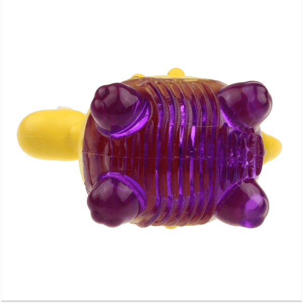GiGwi Suppa Puppa Dino Toy for Dogs (Yellow & Purple)