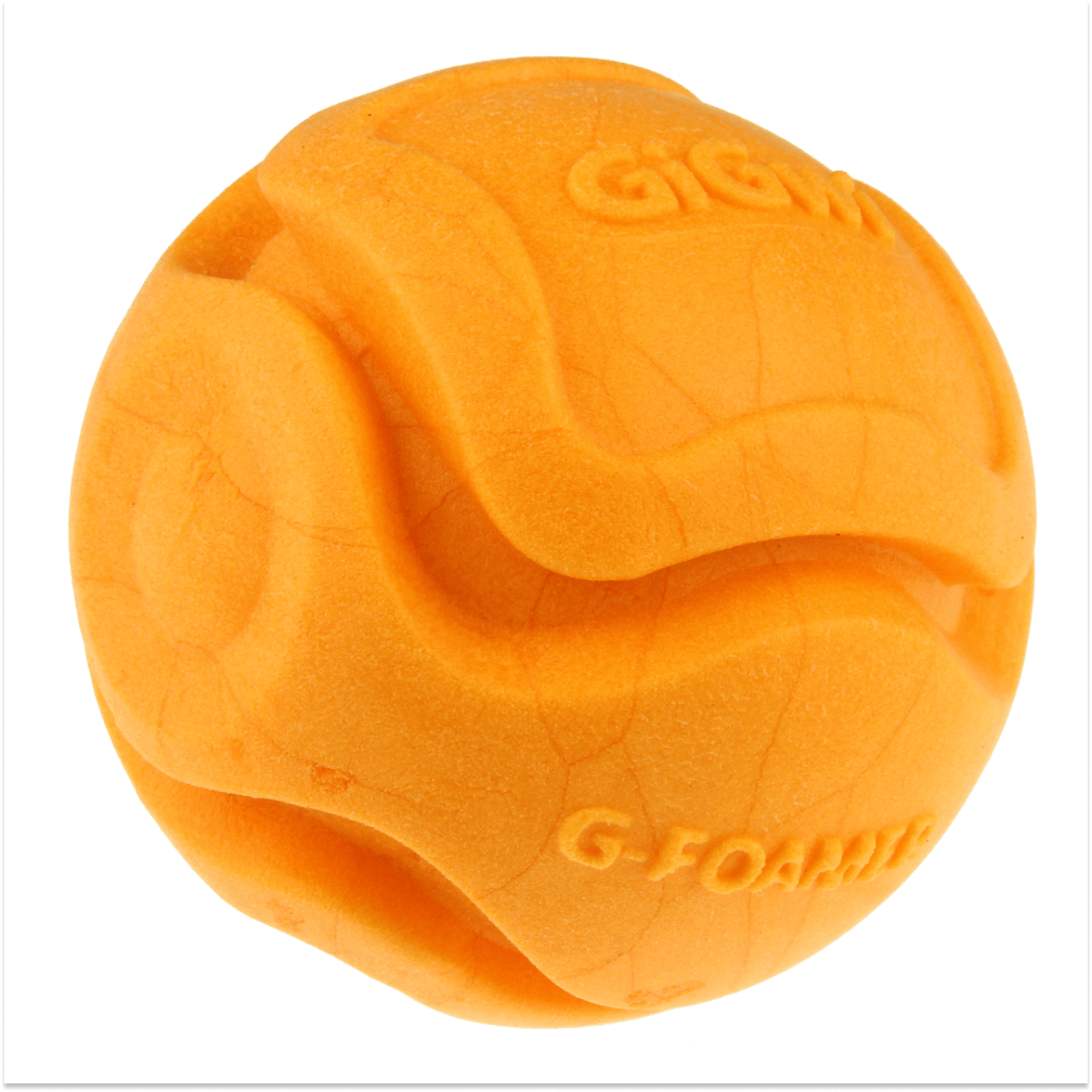 GiGwi G Foamer Ball Toy for Dogs (Orange)