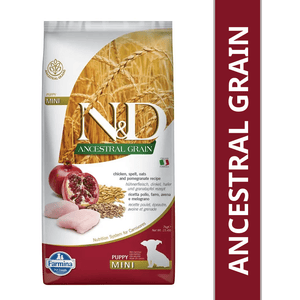 Farmina N&D Chicken & Pomegranate Ancestral Grain Puppy Mini Dog Dry Food