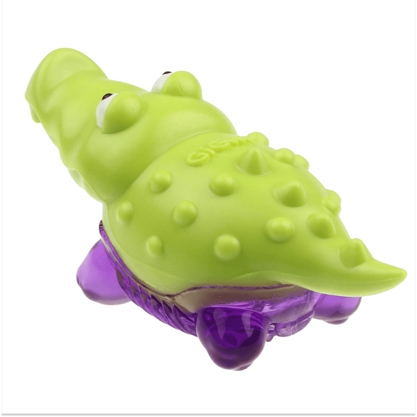 GiGwi Suppa Puppa Alligator Toy for Dogs (Green/Purple)
