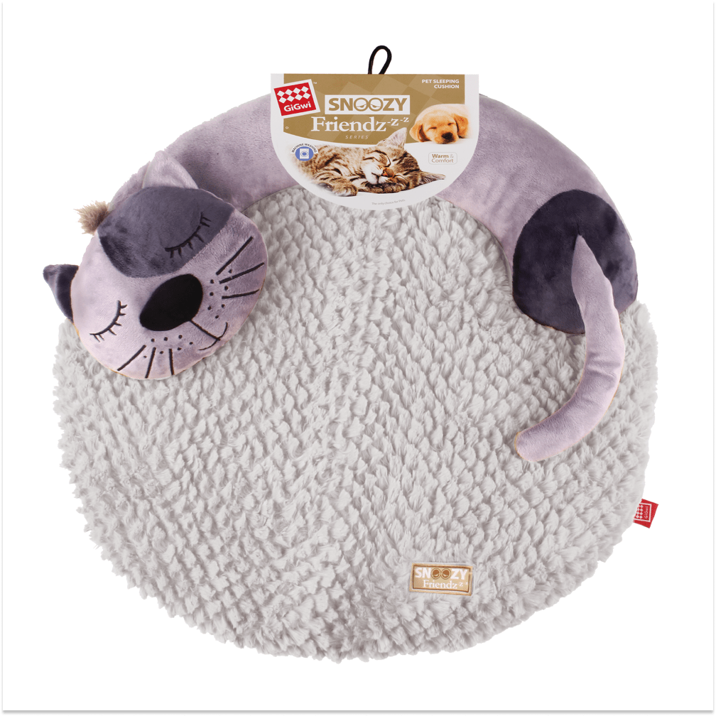 GiGwi Snoozy Friends 3D Shape Sleepy Cushion for Cats