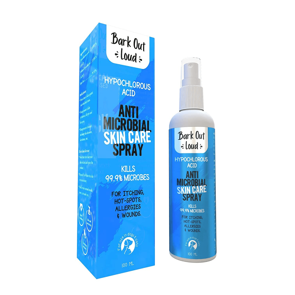 Bark Out Loud Anti Microbial Skin Spray for Dogs and Cats