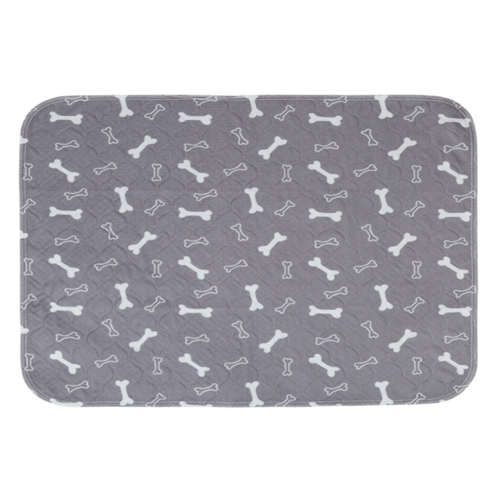 Goofy Tails Reusable Pee Pads for Dogs (Bone Print,60x40cm)