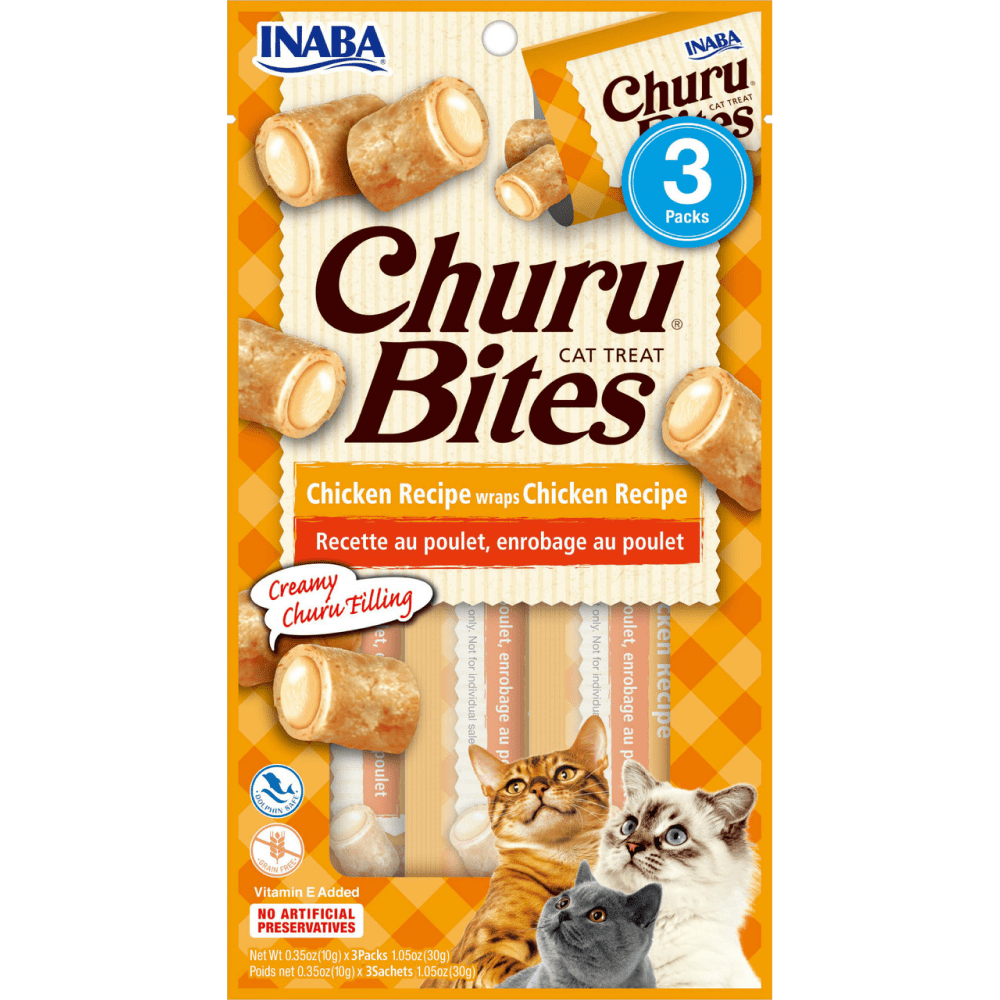 INABA Churu Bites Chicken Recipe Wraps Chicken Recipe Cat Treats