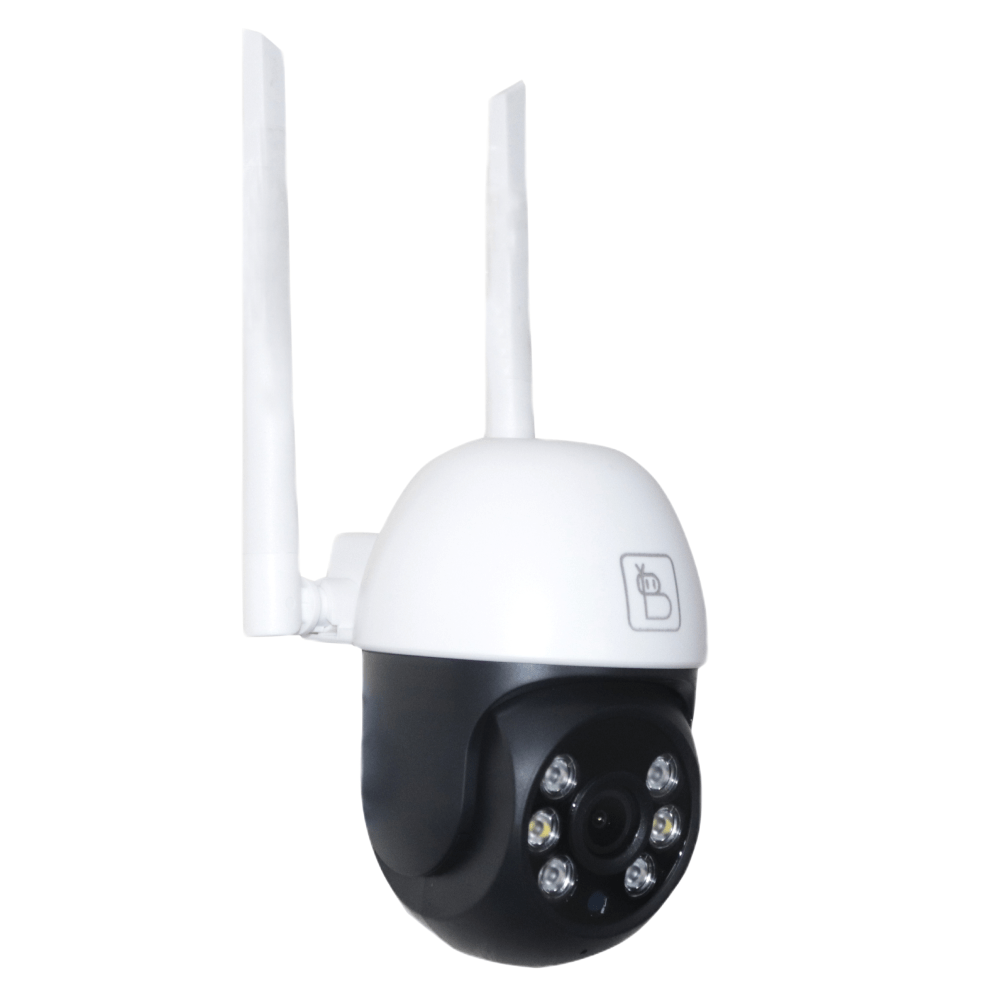Baybot App Controlled Weatherproof Live Outdoor Security Camera (Black/White)