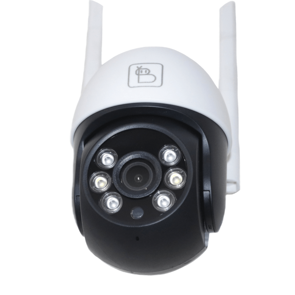 Baybot App Controlled Weatherproof Live Outdoor Security Camera (Black/White)
