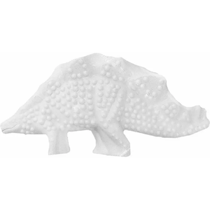 Nylabone Puppy Teething Chicken Flavoured Power Chew Dental Dinosaur Toy for Dogs (White)
