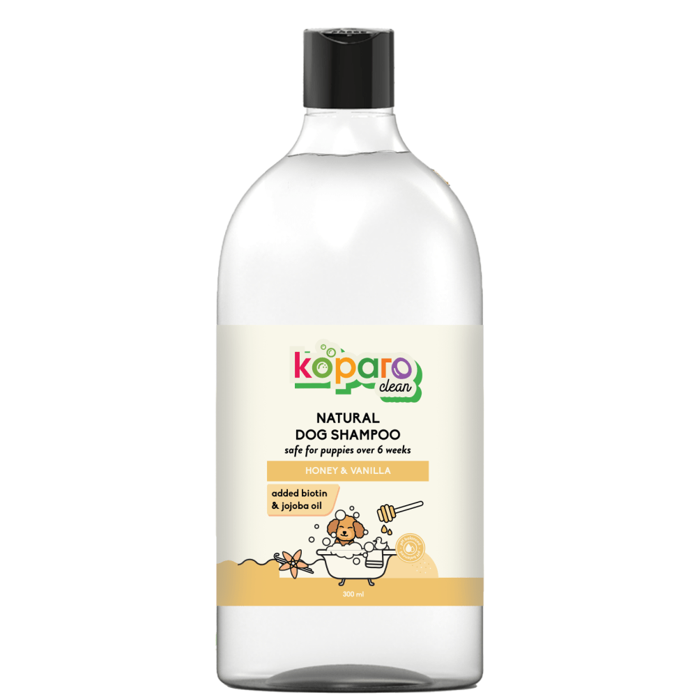 Koparo Honey and Vanilla Fragrance Shampoo for Dogs (Pet Safe)