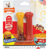 Nylabone Power Chew Flavor Frenzy Bone Twin Pack Toy for Dogs (Yellow, Brown) Dogs-Toys Nylabone Small/Regular