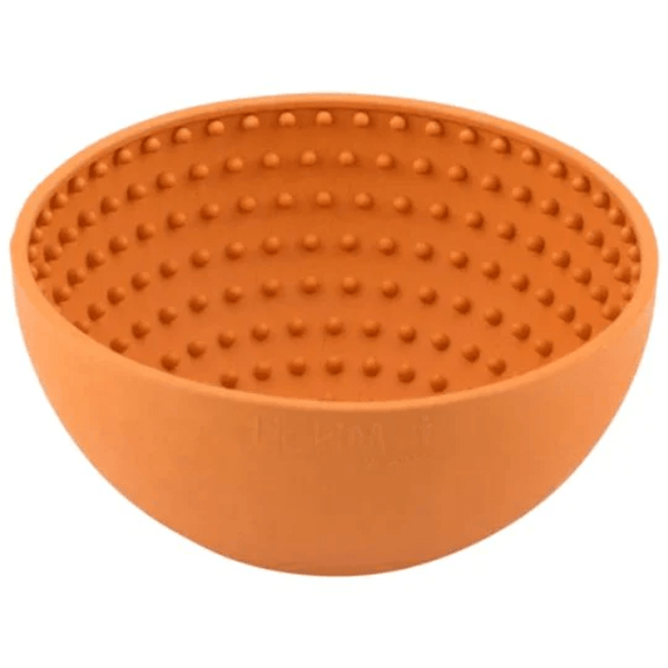 LickiMat Wobble Slow Feeder for Dogs (Orange)