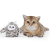 Barkbutler x Fofos Flapping Owl Chirping Interactive Toy for Cats (Brown) Cats-Toys Barkbutler 10.5x7cm