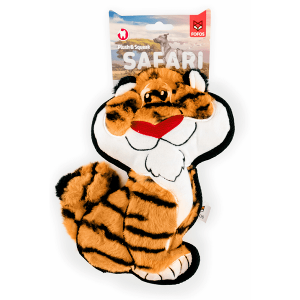 Barkbutler x Fofos Safari Line Tiger Plush Toy for Dogs