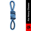 M Pets Twist Node Toy for Dogs (Blue) Dogs-Toys M Pets