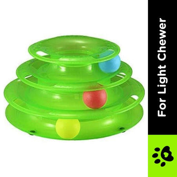 Emily Pets Interactive Tower of Tracks for Cats (Green)