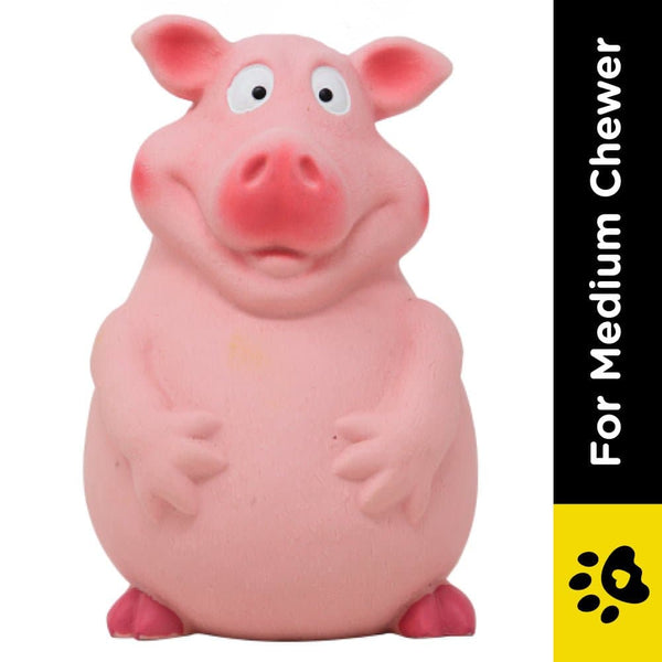 Barkbutler x Fofos Latex Bi Pig Toy for Dogs