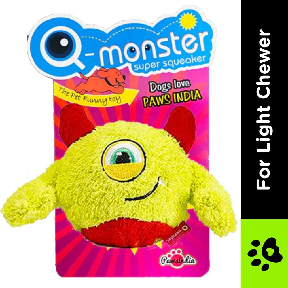Pawsindia Monster Bouncer Toy for Dogs (Lime)