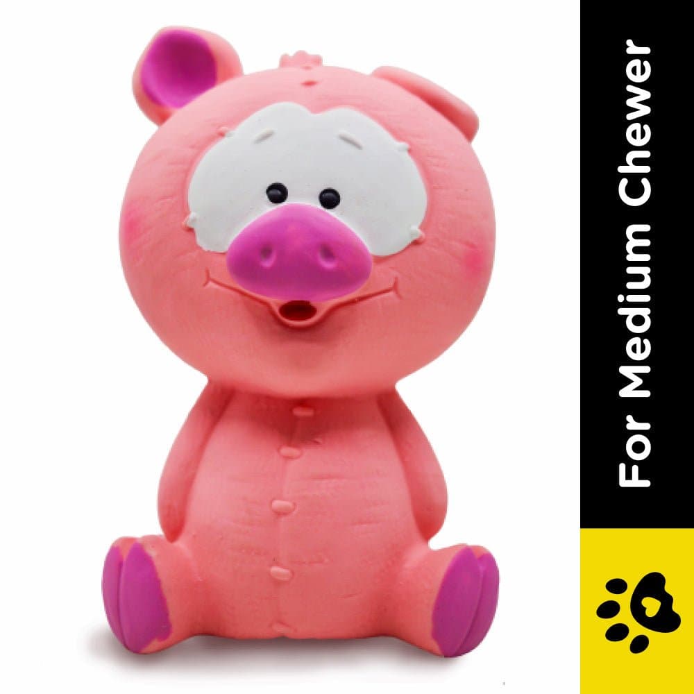 Fofos Latex Bi Small Pig Toy for Dogs