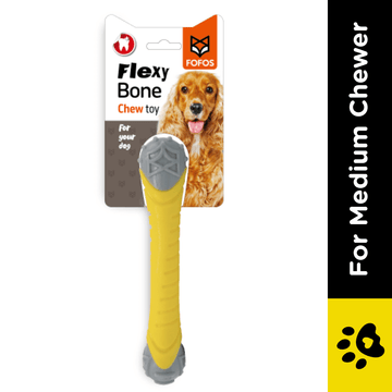 Fofos Flexy Bone Chew Toy for Dogs