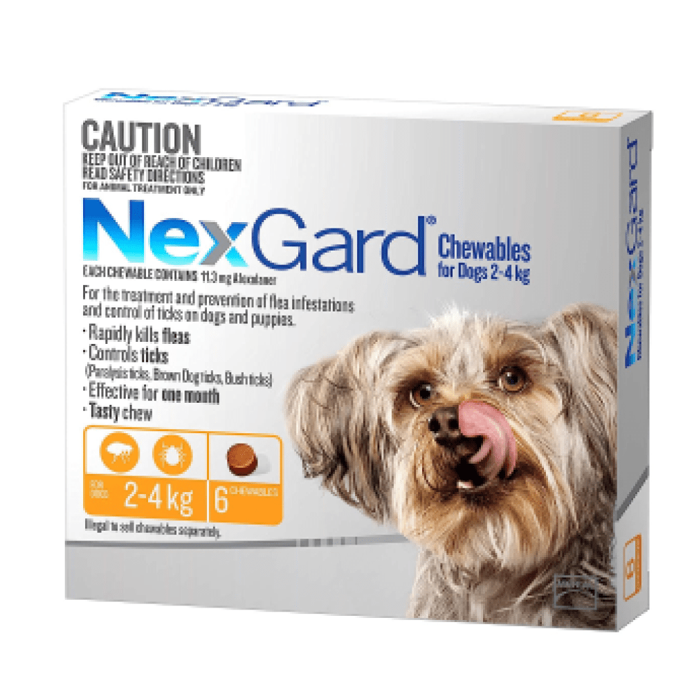 Boehringer Ingelheim Nexgard (Afoxolaner) Dog Tick and Flea Control Tablet (pack of 3 tablets)