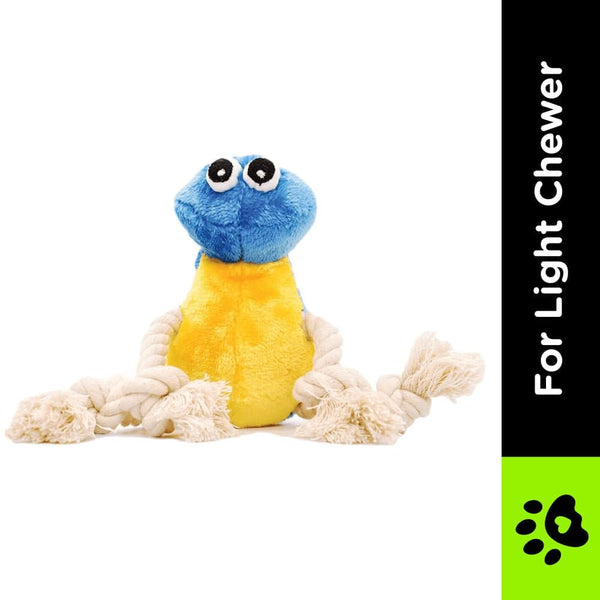 Goofy Tails Cute Furry Bird Squeaky Plush Toy for Dogs