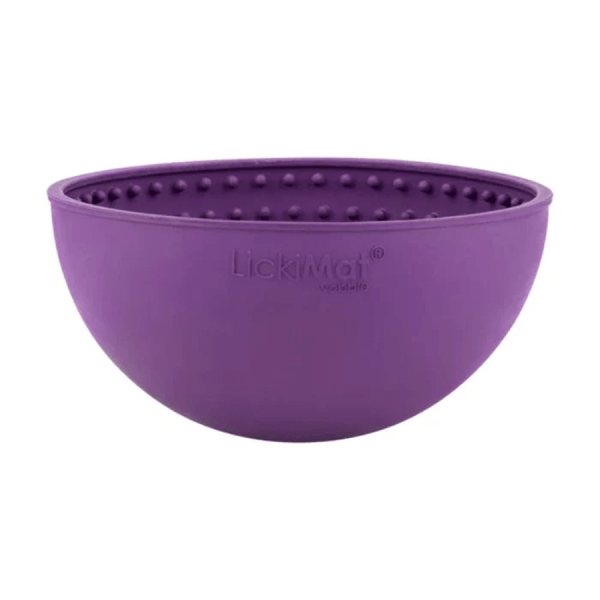 LickiMat Wobble Slow Feeder for Dogs (Purple)