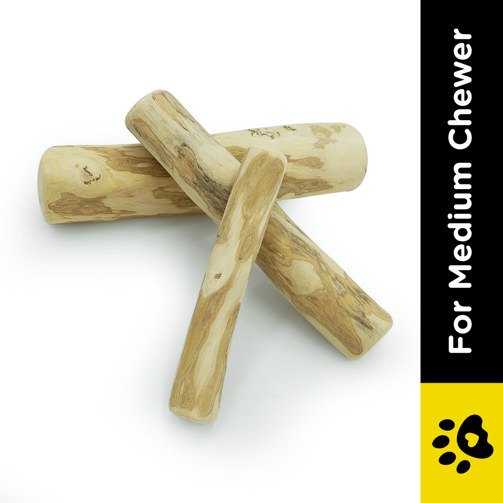 Goofy Tails Coffee Wood Chewing Stick Toy for Dogs | For Medium Chewers Dogs-Toys Goofy Tails