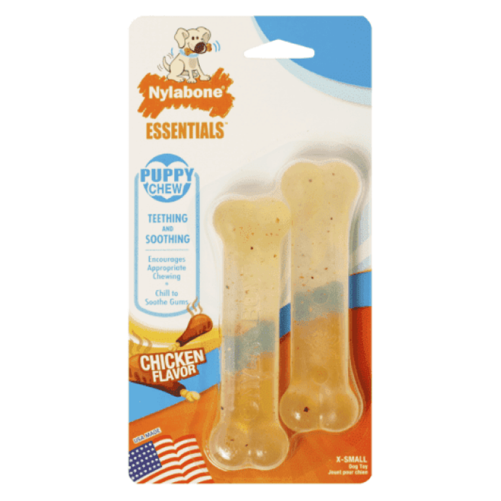 Nylabone Puppy Chew Twin Pack for Dogs