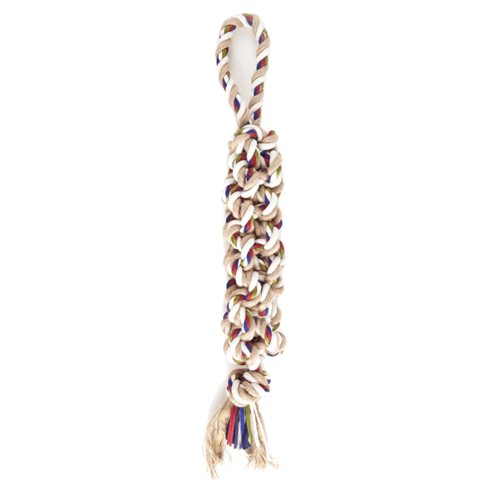 Fofos Flossy Rope Toy Braided for Dogs