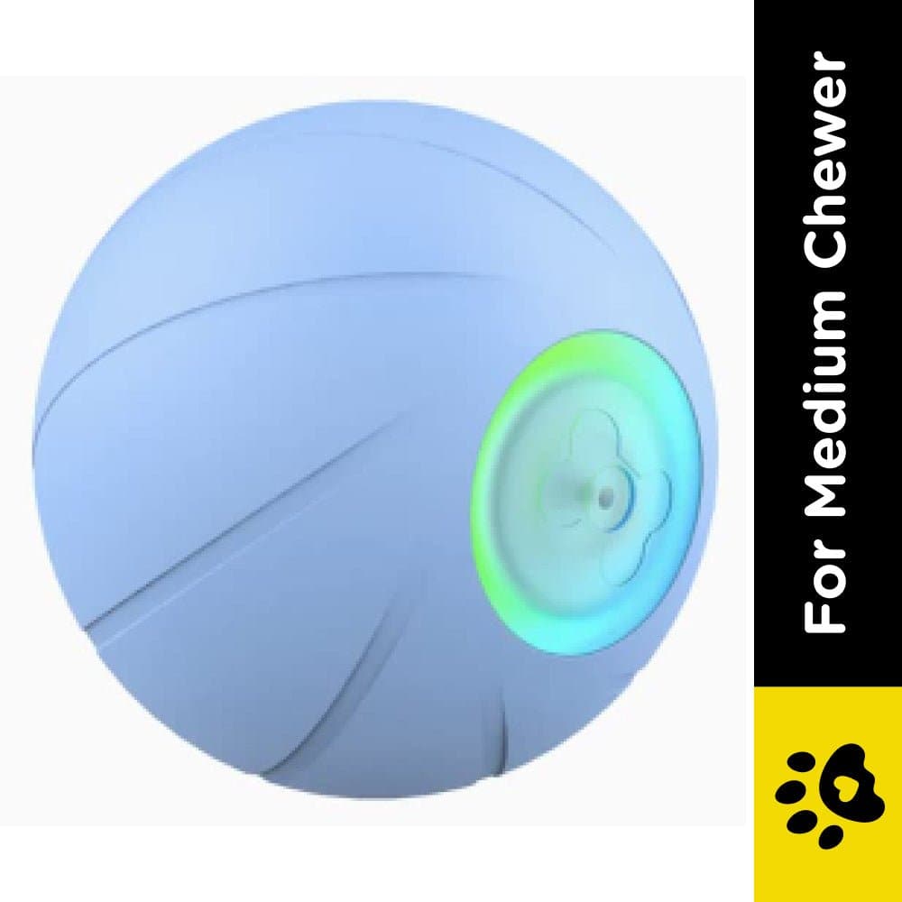 Cheerble Wicked SE Ball Toy for Dogs (Blue) | For Medium Chewers
