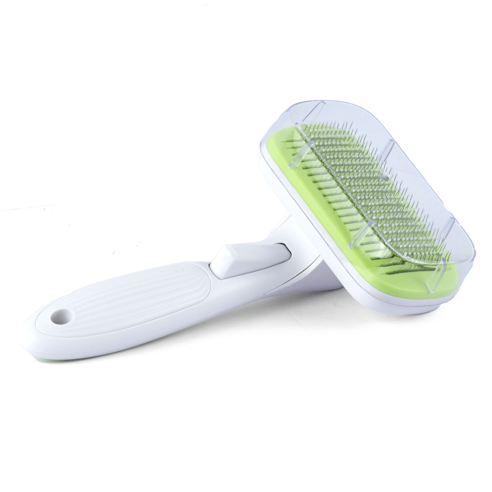 Kiki N Pooch Pets Grooming & Cleaning Slicker Self Cleaning Hair Brush for Dogs and Cats