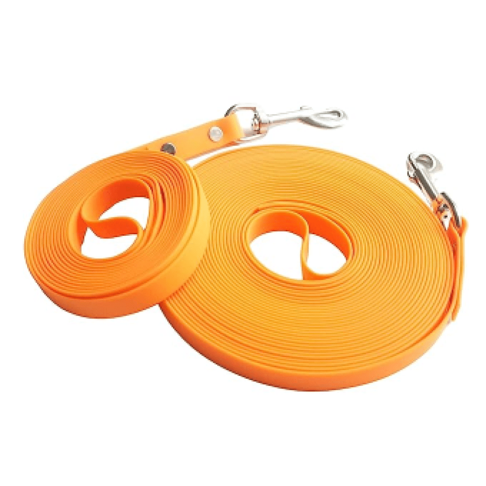 For The Love Of Dogs Long Lines Leash for Dogs (Orange)