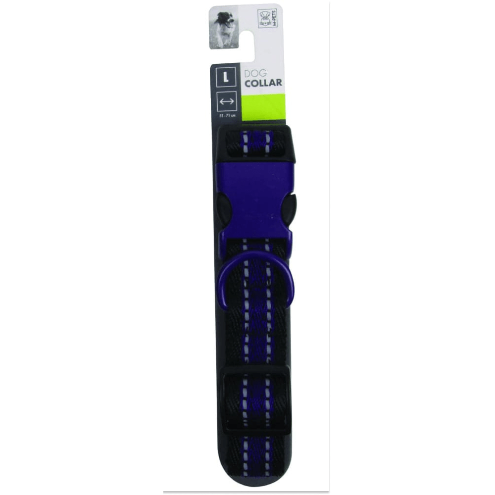 M Pets Highway Collar for Dogs (Purple)