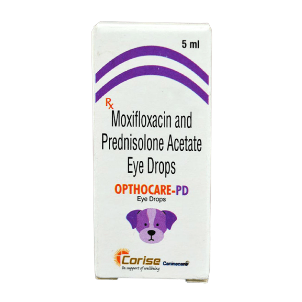 Corise Opthocare PD (Moxifloxacin Prednisolone) Eye Drops for Dogs and Cats (5ml)