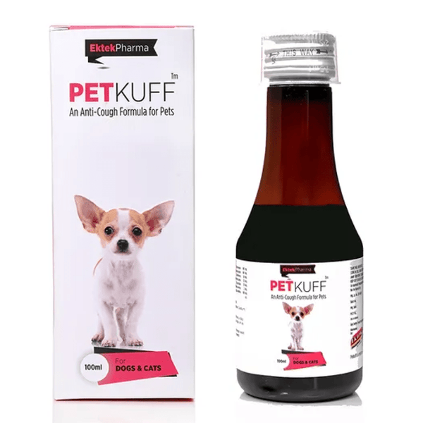 Buy Ek Tek Pet Kuff Cough Syrup for Pets (100ml) Online Supertails