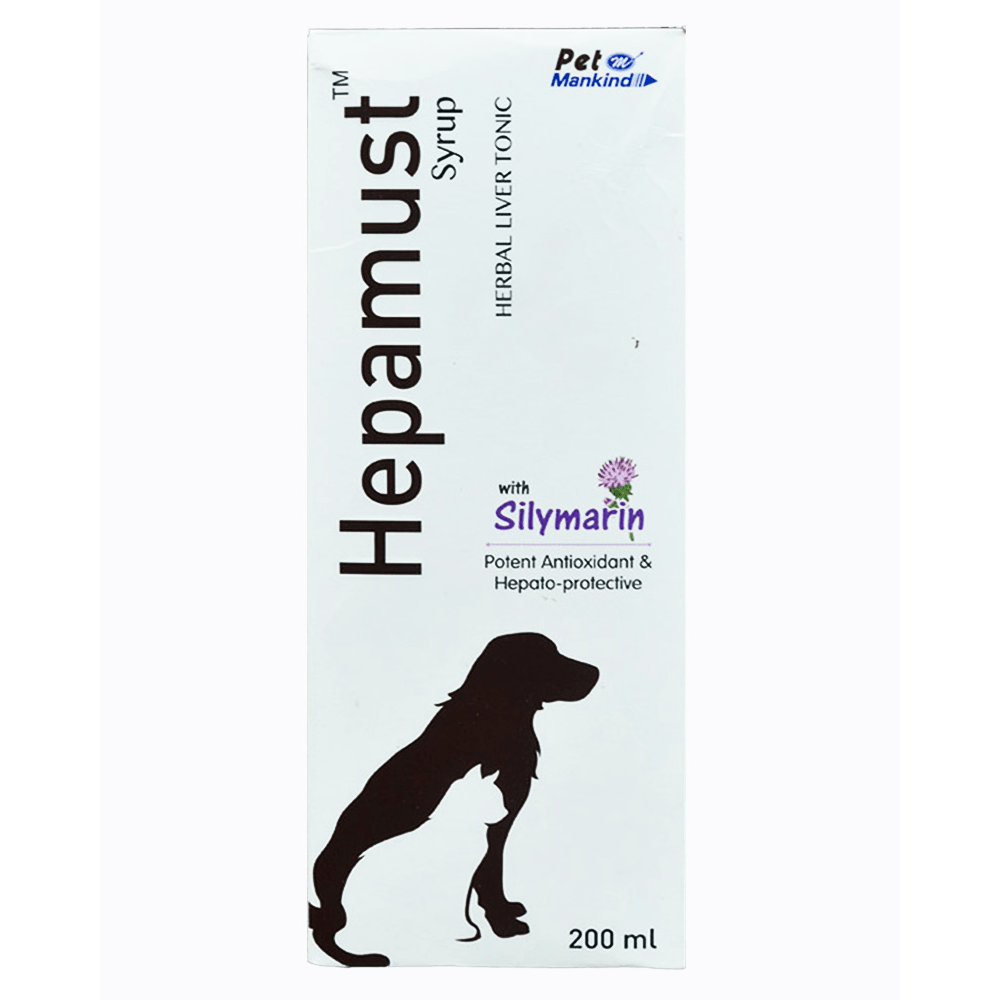 Mankind Hepamust Liver Tonic Appetite Booster for Dogs and Cats (200ml)