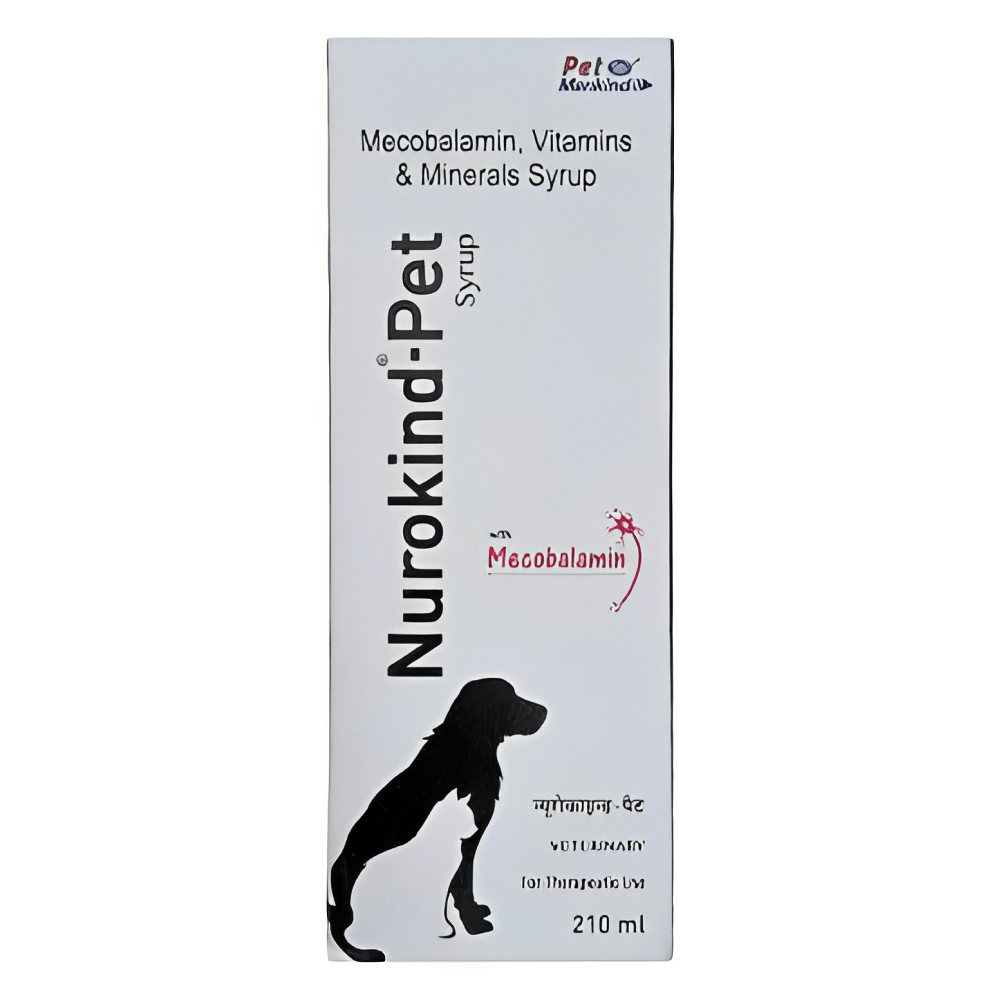 Mankind Nurokind Pet Syrup Multi Vitamin Supplement for Dogs and Cats (210ml)