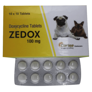 Corise Zedox (Doxycycline) Tablets for Dogs and Cats (pack of 10 tablets)